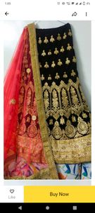 Exquisite Embroidered Indian Wedding Dress