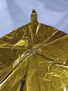 10 Foil Golden  Heart Balloon