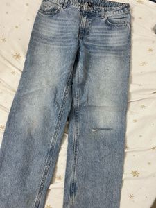 Wide Leg Denim Jeans