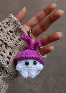 kawai mushroom keychains