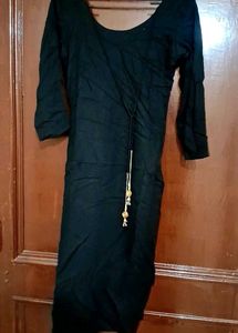 Elegant Black Kurta salwar  with Dupatta