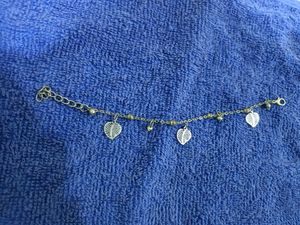 Metal Bracelets Two And One Balck Bead With Chain Bracelet