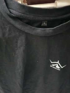 Black Graphic Print T-Shirt