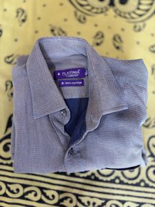 Cambridge Branded Platina Formal Shirt - 40 cm