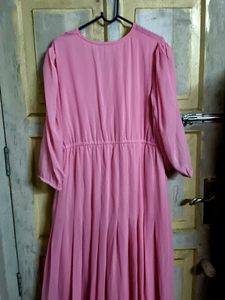 AND Pink Chiffon Maxi Dress