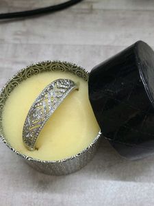 Elegant Bangle with Rhinestones