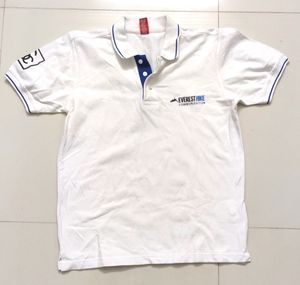 Men's Polo TShirt White Colour Size M