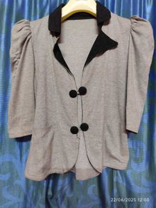 Vintage Inspired Puff Sleeve Blazer