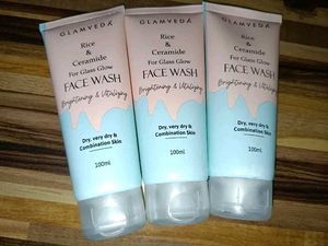 Brand New Glamveda Facewash Pack Of 3