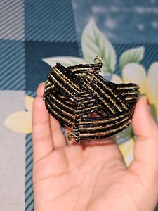 Black And Gold Bracelet