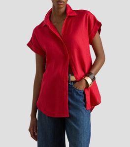 Chic Linen Button-Up Shirt