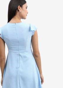 tokyo talkies dreamy sky-blue dress