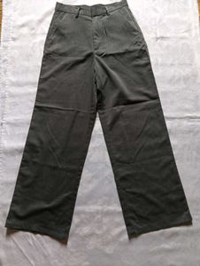 Stylish Grey Wide-Leg Trousers