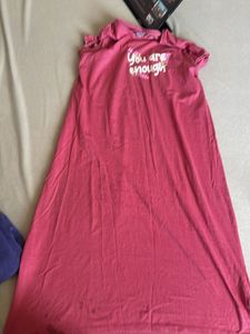 pack of 2 Zivame loungewear Tshirt Dresses