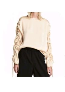 H&amp;M Drawstring Blouse