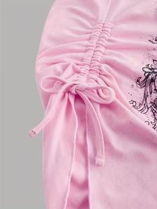 Pink Rose Graphic T-Shirt