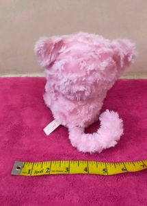 Adorable Pink Plush Kitty