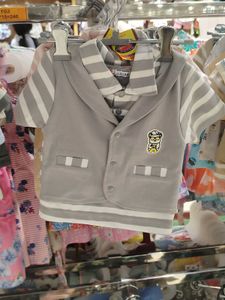 Cute Baby Girl Grey Outfit