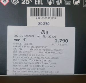 ZARA EXTREME 9.0 &amp; 12.0  COLLECTION (2) PERFUMES