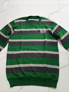 Striped Crewneck Sweatshirt