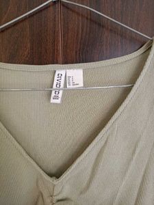 Cute Olive Green Top