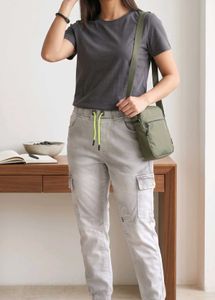 Stylish Cargo Pants with Drawstring Waist