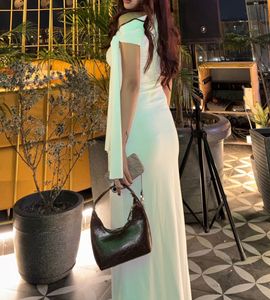 Off White Solid Tie Up Maxi Dress