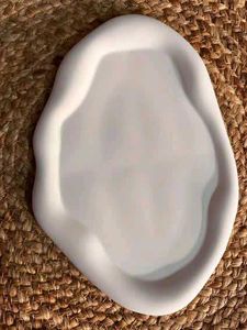 Modern White Decorative cloud Tray