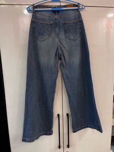 High-Waisted Wide Leg Jeans