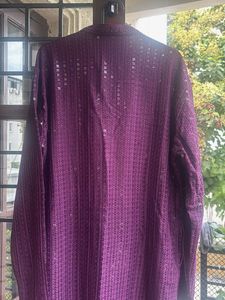 Beautiful Purple Men’s Kurta Set