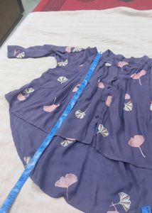Purple Floral Print  top