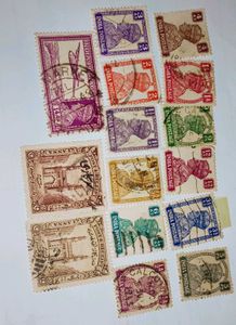 15 BRITISH INDIA STAMPS