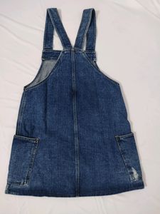 Y2k Denim Dungree Dress