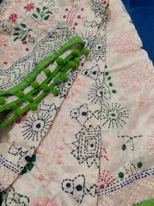 Embroidered Silk Saree