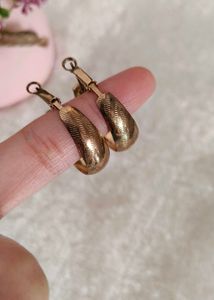 Golden Hoop Earrings
