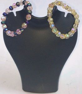 Braslate 3pic Trend Rainbow/Rhinestone/stone rinh