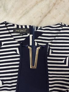 Stylish Geometric Print Sheath Dress