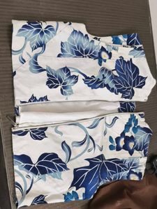Chic Blue Floral Jacket