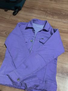Lavender Denim Jacket