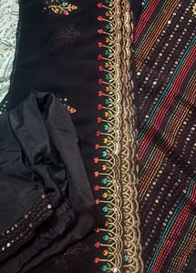 maroon colour straight suit