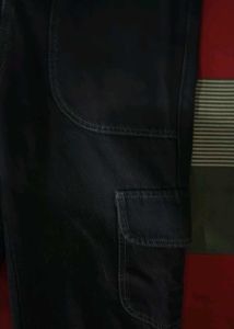 Dark Wash Cargo Jeans
