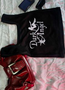 Black Dark Angel Tank Top