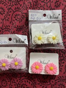 Combo Of 6 Pair Korean Earrings @549₹