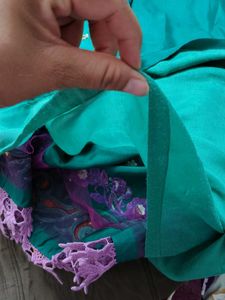 Embroidered Teal Kurta