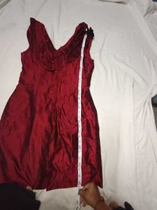Elegant Red Cocktail Dress