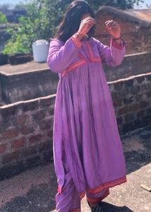 Elegant Purple Kurta