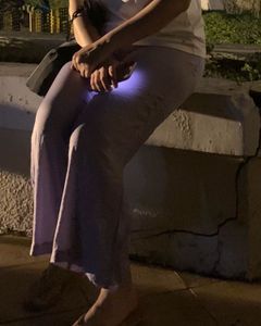 Purple Wide Leg Pants
