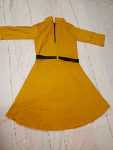 Girls Yellow Dress