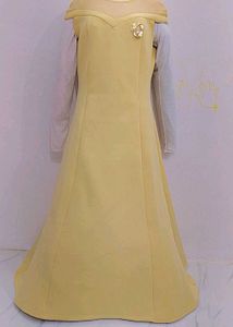 Elegant light Yellow  Gown