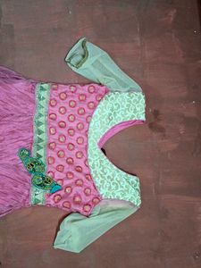 Pink Anarkali Dress